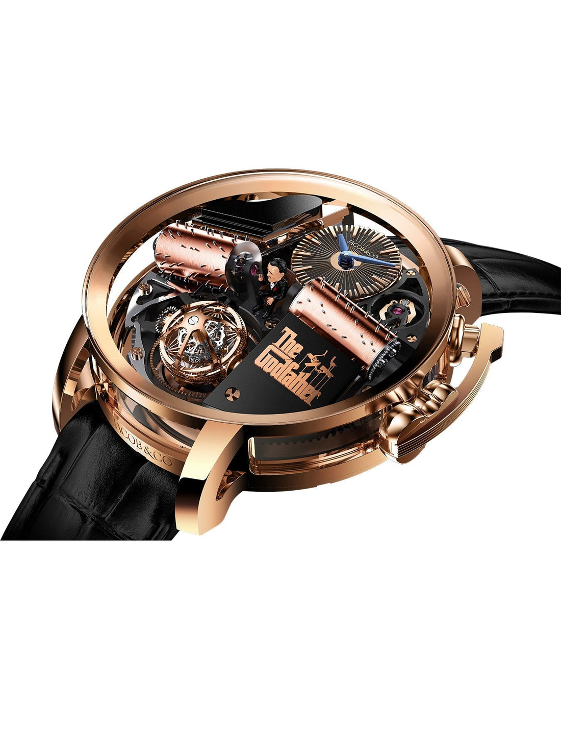 Jacob & Co. Opera Godfather | Legendary Music Box Tourbillon Watch جاكوب آند كو أوبرا جودفاذر | ساعة توربيون بصندوق موسيقي أسطوري